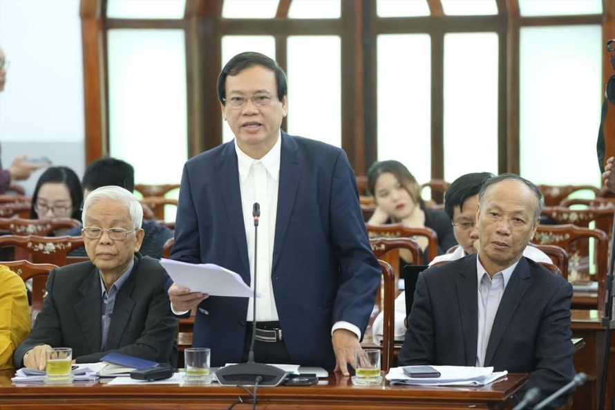 Ông Vũ Trọng Kim, Chủ tịch Hội cựu Thanh niên xung phong đề nghị sửa đổi luật Đất đai để khơi thông nguồn lực phát triển 