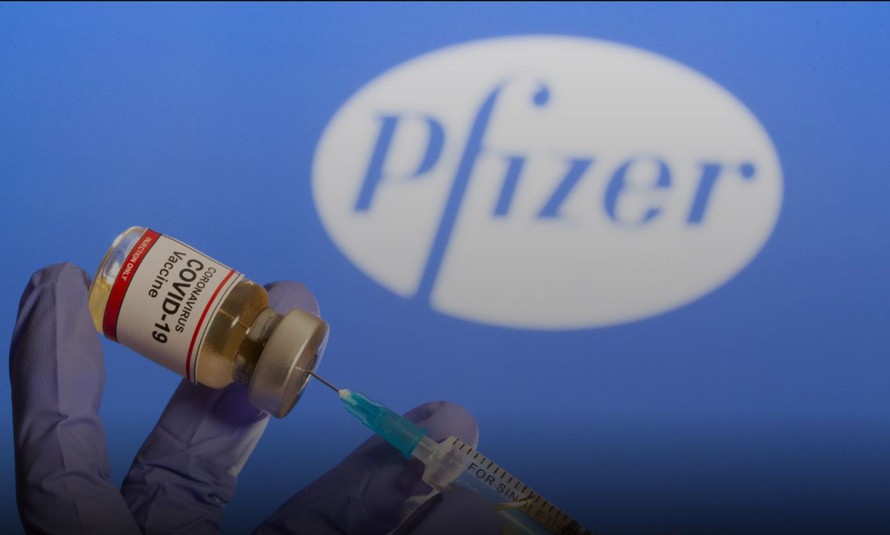 Vắc-xin COVID-19 của Pfizer. Ảnh: REUTERS 