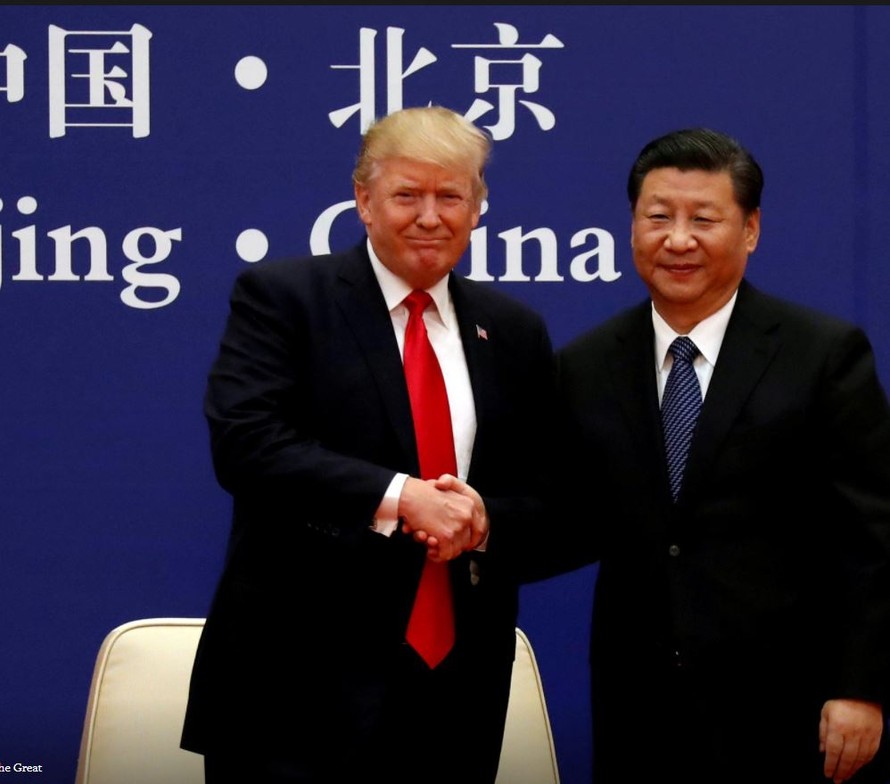 Ông Trump và ông Tập gặp gỡ tại Bắc Kinh trong khuôn khổ APEC 2017 