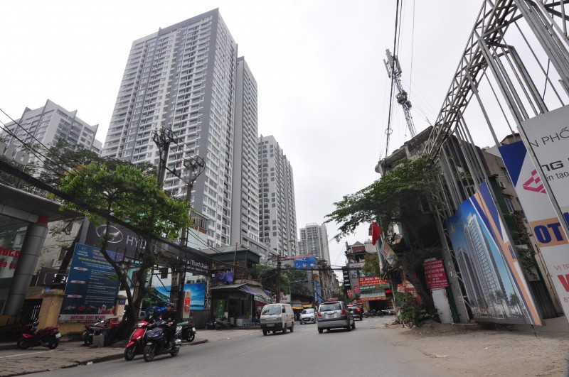 Nhiều chung cư cao cấp mọc lên trên đường Nguyễn Tuân sau khi cổ phần hóa