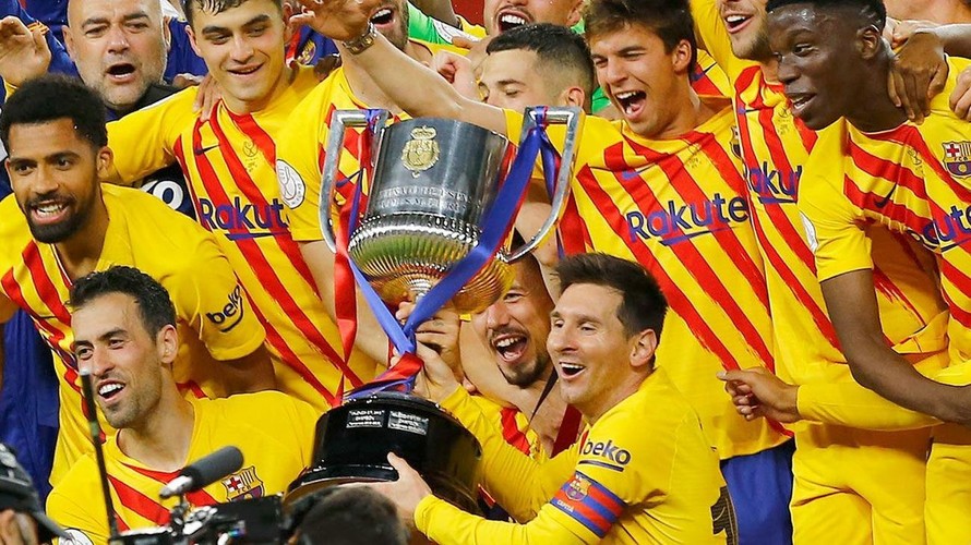 Messi lập kỷ lục ghi bàn, Barca vô địch Cup Nhà vua