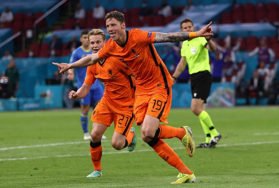 Rượt đuổi tỷ số mãn nhãn, Hà Lan và Ukraine làm nên trận cầu hay nhất EURO 2020