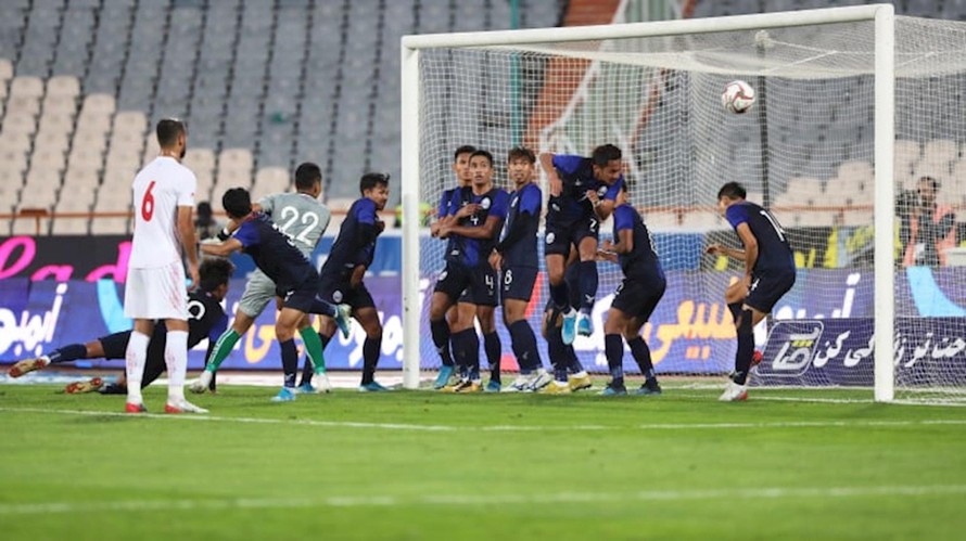 Campuchia nhận thảm bại 0-14 trước Iran