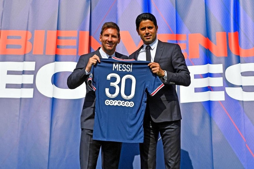 Chủ tịch PSG ví thương vụ Messi là ngày lịch sử của thế giới bóng đá