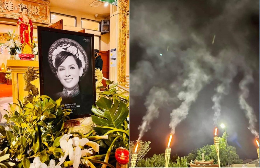 Thúy Nga tiết lộ chi tiết đặc biệt xuất hiện cuối tang lễ của Phi Nhung ở Mỹ