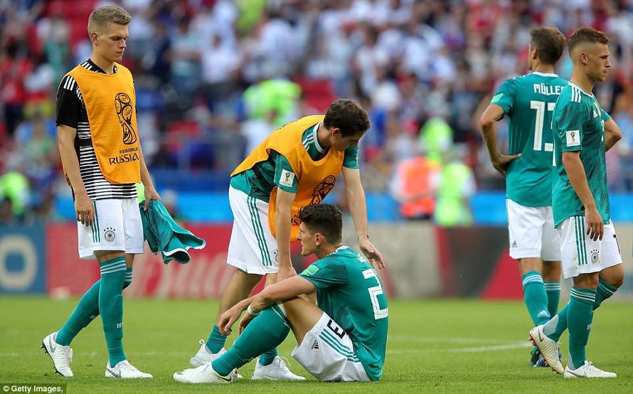 Đức rời World Cup 2018 trong tủi nhục.