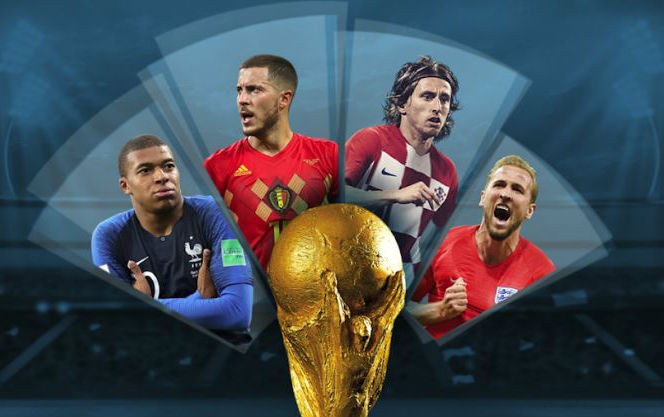 4 đại diện lọt vào Bán kết World Cup 2018