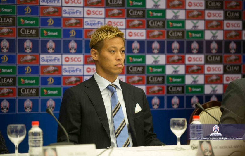  Keisuke Honda nhận chức lãnh đội ĐTQG Campuchia