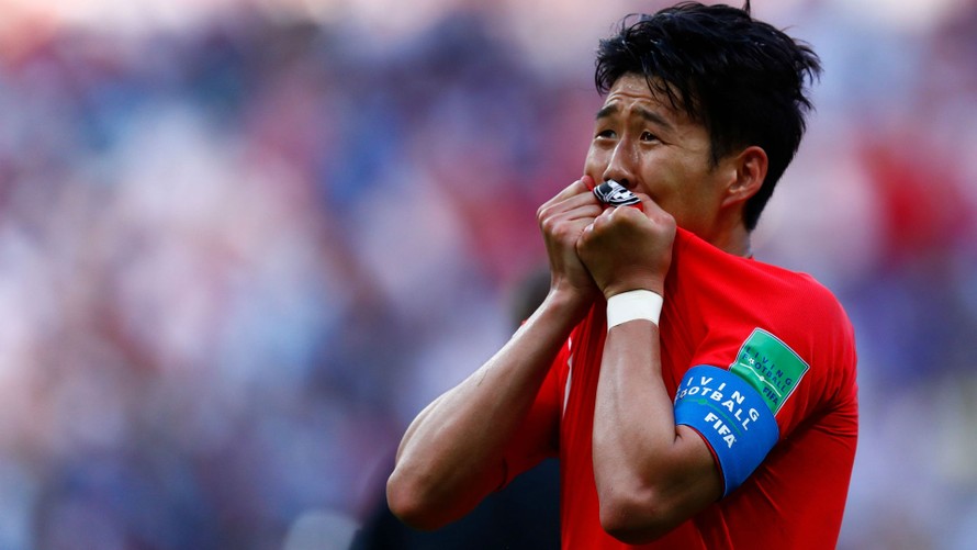 Son Heung Min bật khóc ở World Cup 2018