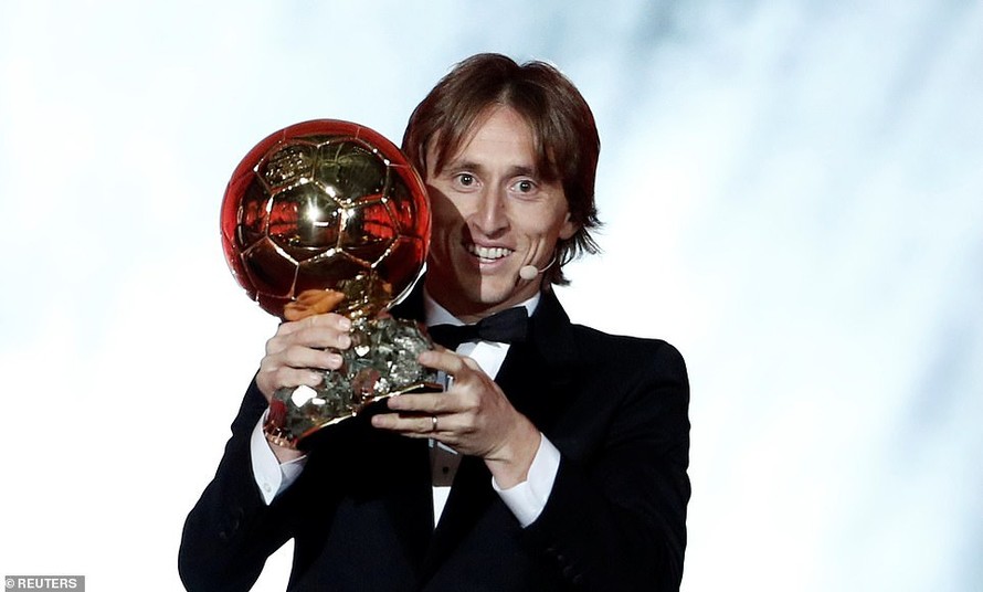 Luka Modric đã phá vỡ thế thống trị của Ronaldo và Messi