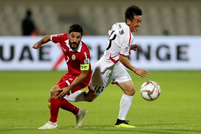 Triều Tiên thua đậm Lebanon 1-4 trong trận cuối cùng ở Asian Cup 2019