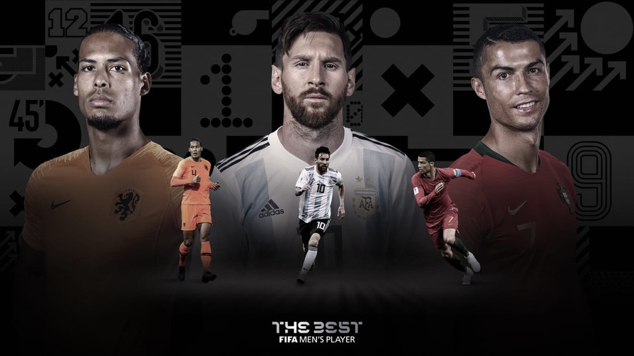 Lộ diện 3 cầu thủ xuất sắc nhất thế giới năm 2019