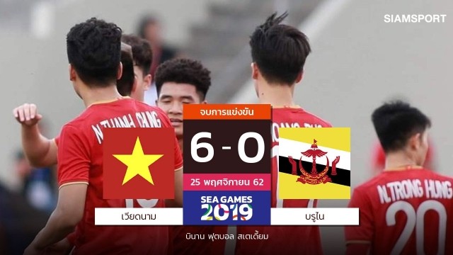 Báo Thái Lan: ‘Đức Chinh lập poker, U22 Việt Nam thắng dễ Brunei’