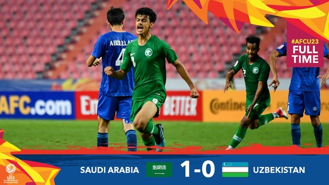 Thua đau Saudi Arabia, U23 Uzbekistan trở thành cựu vương 