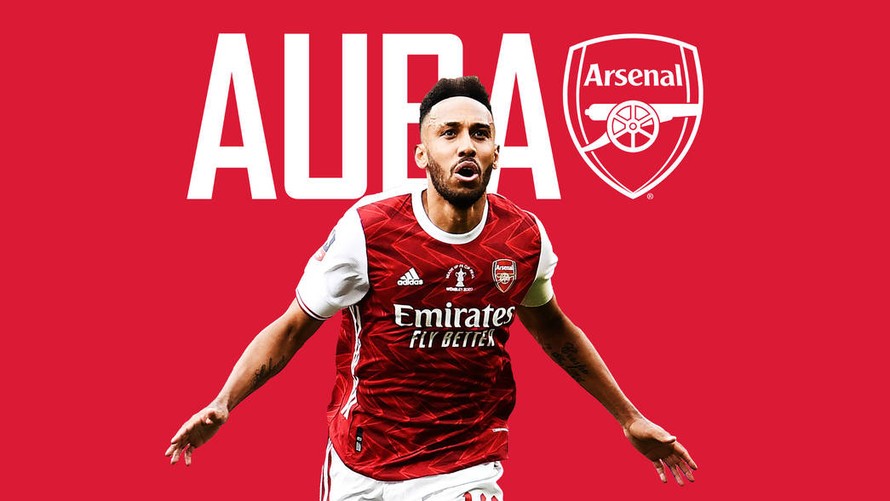 Pierre-Emerick Aubameyang cam kết tương lai với Arsenal.