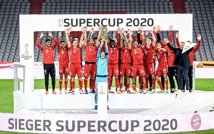Bayern Munich nâng cao danh hiệu Siêu cúp Đức 2020