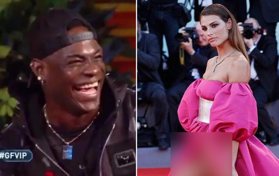  Balotelli quấy rối tình dục người mẫu trên sóng truyền hình