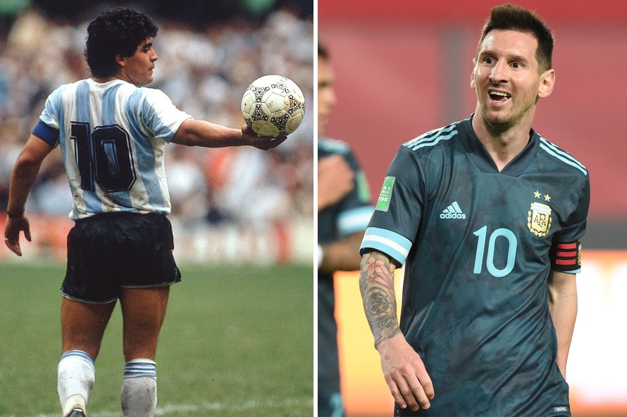 Con trai Maradona đòi Messi treo áo số 10 ở Barca và Argentina
