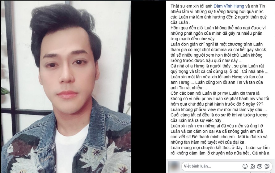 Phan Ngọc Luân xin lỗi Mr Đàm, thừa nhận 'chiêu trò' PR vẫn bị ném đá
