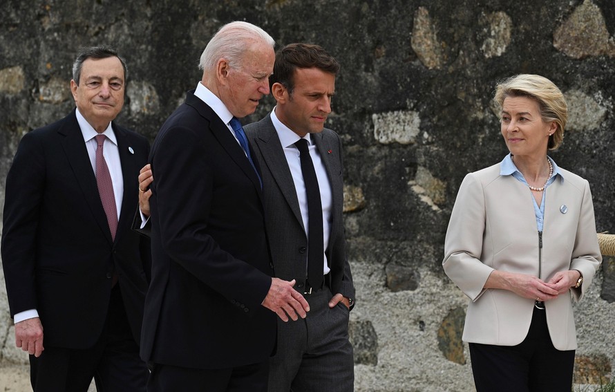 Tổng thống Mỹ Joe Biden thúc giục lãnh đạo Nhóm G7 đối phó ảnh hưởng kinh tế và an ninh ngày càng gia tăng của Trung Quốc. Ảnh: Getty