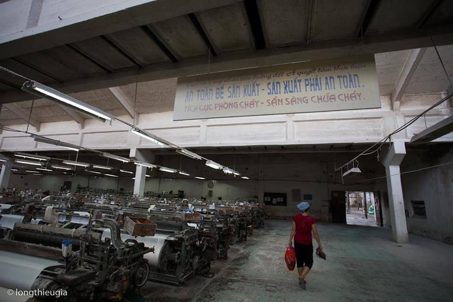Bên trong nhà máy dệt Nam Định trước khi bị phá bỏ 