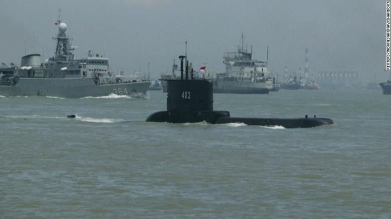 Tàu ngầm KRI Nanggala-402 của Hải quân Indonesia Ảnh: Getty 