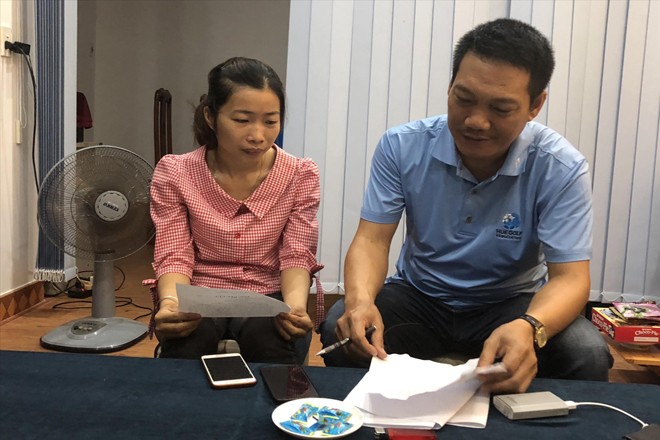 Chị Mai Trinh tố cáo Lê Cảnh Hoa với PV báo Tiền Phong