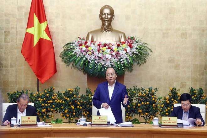 Thủ tướng Nguyễn Xuân Phúc chủ trì phiên họp Chính phủ thường kỳ 