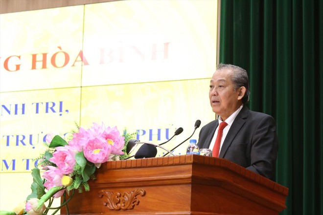  Phó Thủ tướng Thường trực Trương Hòa Bình phát biểu tại buổi làm việc với KTNN ngày 12/2 Ảnh: Như Ý