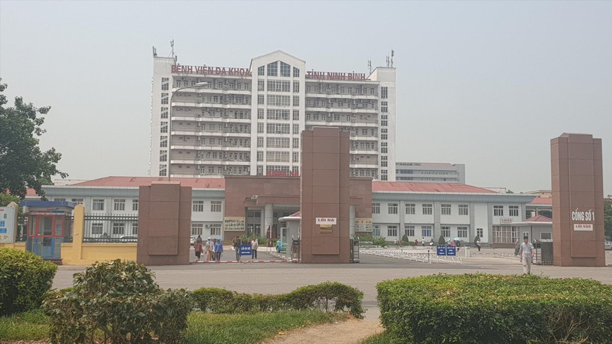 Bệnh viện Đa khoa tỉnh Ninh Bình bị “tố” làm sai lệch bệnh án Ảnh: Hoàng Long