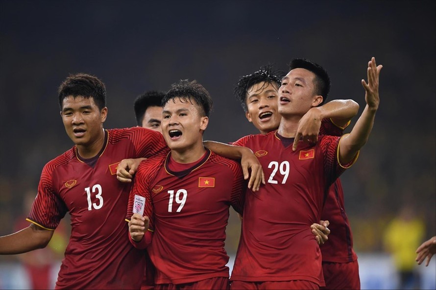 Đội tuyển Việt Nam sẽ xác định đối thủ ở vòng loại World cup tại lễ bốc tham chiều nay Ảnh: VSI