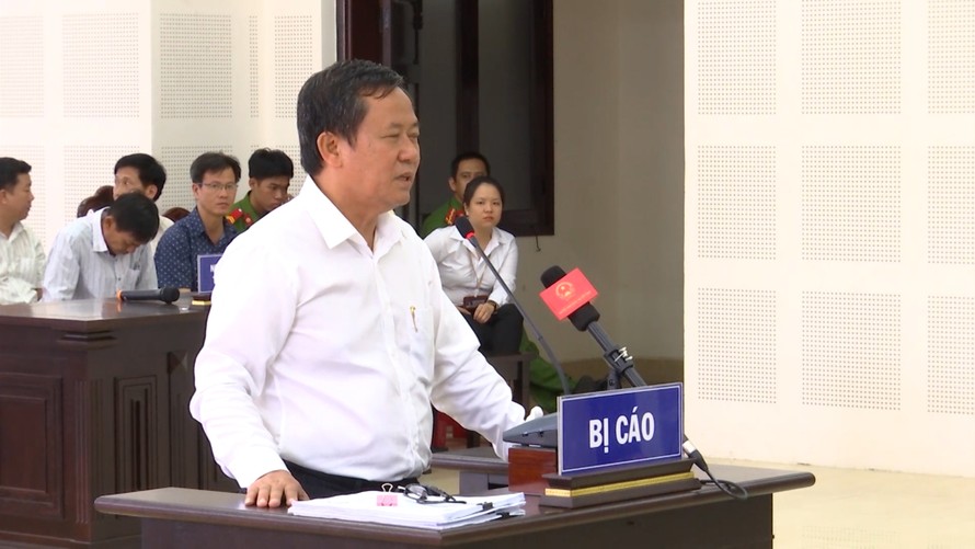 Bị cáo Trương Huy Liệu tại phiên tòa phúc thẩm 