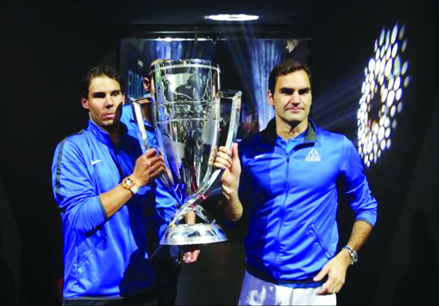 Federer và Nadal vô địch Laver Cup 2017 trong màu áo Đội châu Âu