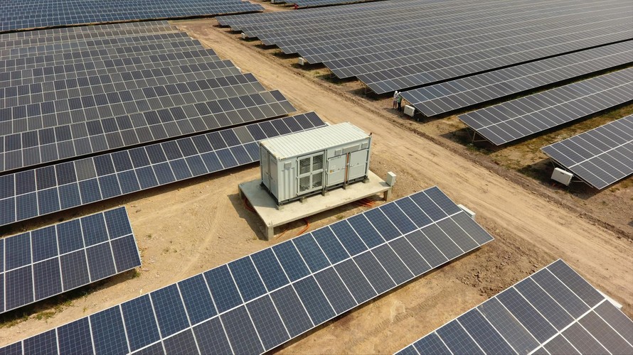 Một dự án điện mặt trời Ðắk Lắk. Ảnh: Huỳnh Thủy 