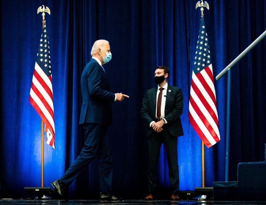 Ông Joe Biden đang rộng đường vào Nhà Trắng Ảnh: NYT
