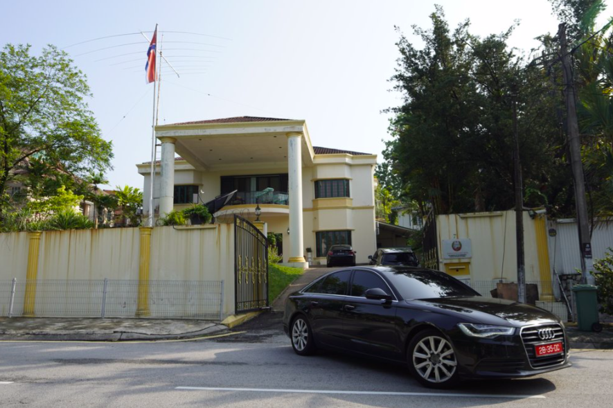 Ðại sứ quán Triều Tiên ở Kuala Lumpur Ảnh: AP