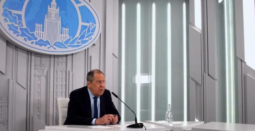 Ông Lavrov trả lời báo chí hôm 19/3 trước khi lên đường thăm Trung Quốc 