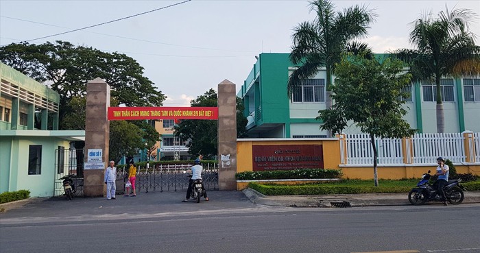 BVÐK tỉnh Quảng Nam - nơi đang xảy ra tình trạng thiếu thuốc BHYT. Ảnh H. Văn 