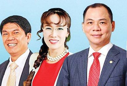 Các tỷ phú Việt được Fobers xếp hạng 2018