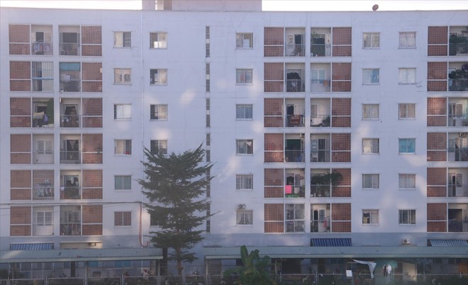 Một block chung cư nhà ở xã hội tại Ðà Nẵng. Ảnh: Nguyễn Thành 