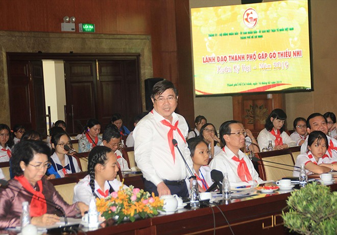 Chủ tịch Nguyễn Thành Phong chia sẻ ý kiến 