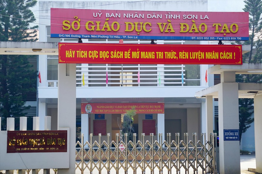 Trụ sở Sở GD&ÐT tỉnh Sơn La. Ảnh: Nguyễn Hoàn