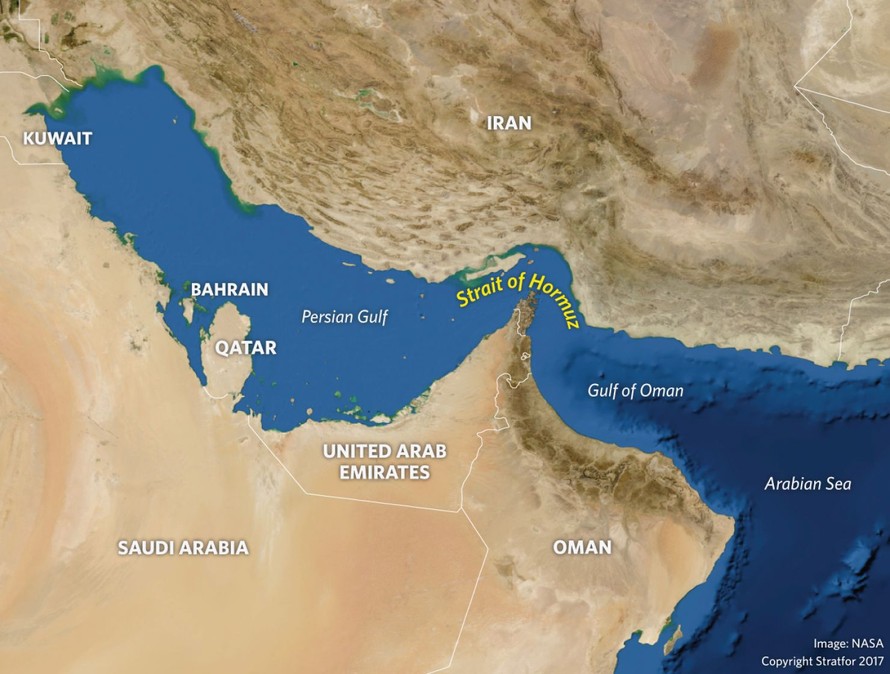 Eo biển Hormuz tạo cho Iran một “đòn bẩy” trước các lực lượng thù địch. Ảnh: Stratfor