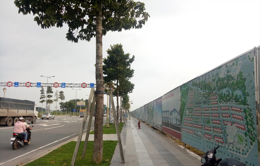 Dự án khu đô thị Tân Phú được khởi công xây dựng trên nền đất khu 43 ha. Ảnh: H.Chi