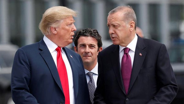 Trong cuộc điện đàm vừa qua, ông Trump và ông Erdogan đã bàn về việc mở rộng thương mại ảnh: Kevin Lamarque