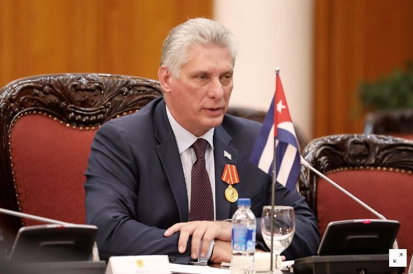 Chủ tịch Cuba Miguel Diaz Canel ảnh: Reuters 