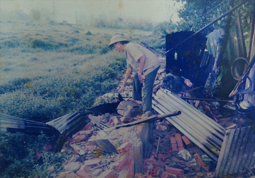 Trang trại của ông Nguyễn Xuân Ngữ sau khi bị cưỡng chế ảnh: Huy Thịnh chụp lại 