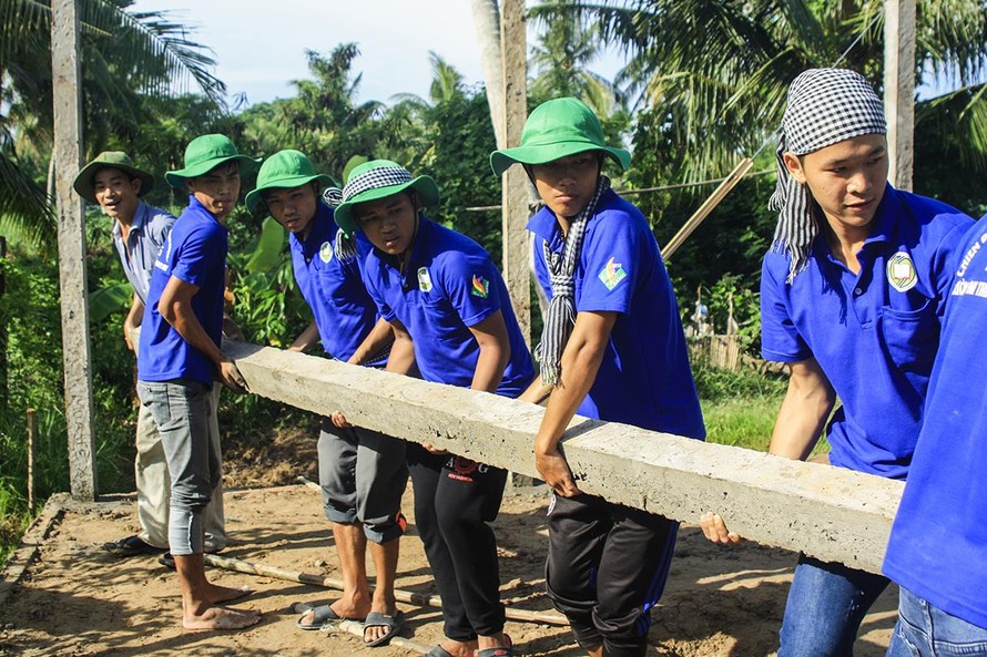 Thanh niên tình nguyện thực hiện nhiều dự án tại cộng đồng ảnh: Anh Tuấn