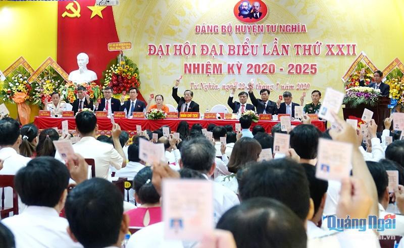Đại hội Đảng bộ huyện Tư Nghĩa, nhiệm kỳ 2020-2025 tổ chức ngày 23/7, nhưng đến nay vẫn chưa có chức danh chủ tịch huyện