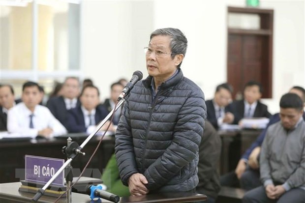 Bị cáo Nguyễn Bắc Son hầu tòa. ảnh: TL